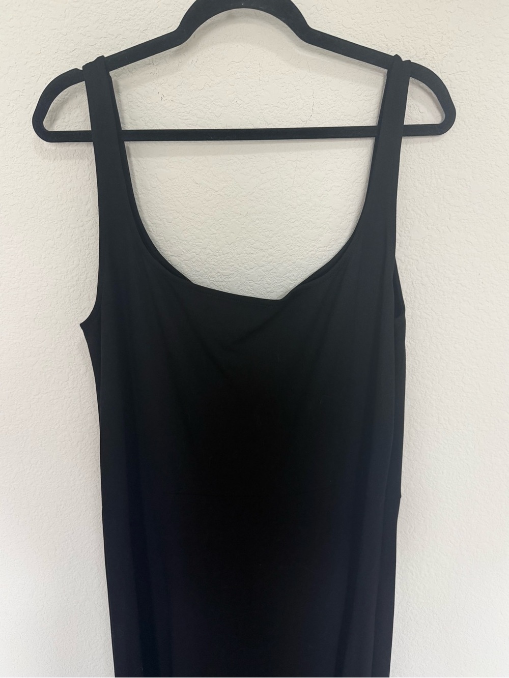 MARCELLA NYC Marvin Minimal Square Scoop Neck Tank Off White Maxi Dress XXL NEW - Picture 5 of 12